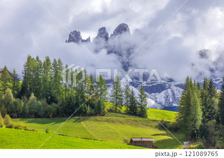 St. Magdalena Santa Maddalena Dolomites, Italy St. Magdalena Santa Maddalena Dolomites, Italy 121089765