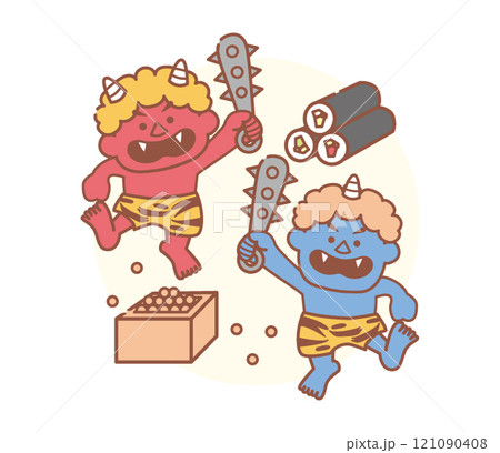 鬼の節分2月イラスト 鬼の節分2月イラスト 121090408