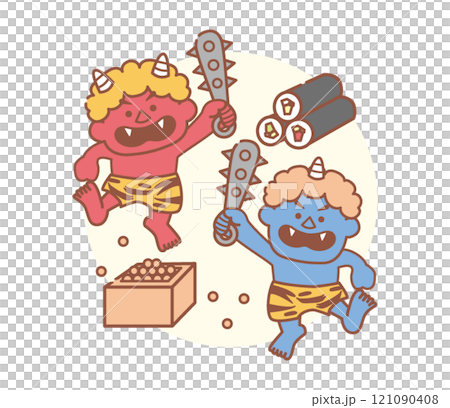 鬼の節分2月イラスト 鬼の節分2月イラスト 121090408