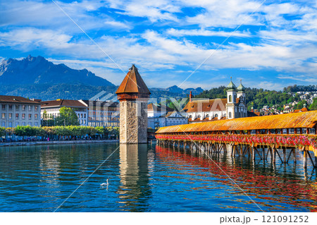 Lucerne, Switzerland on the Ruess River 121091252