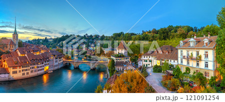 Bern, Switzerland on the Aare River 121091254
