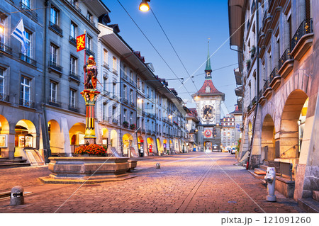 Bern, Switzerland with the Zytglogge Clock Tower Bern, Switzerland with the Zytglogge Clock Tower 121091260
