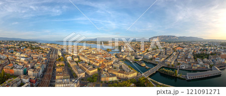 Geneva, Switzerland Skyline Panorama 121091271