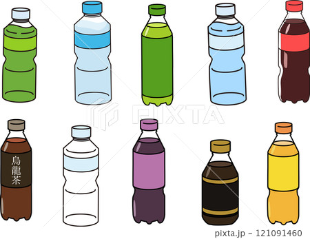 ジュース_お茶_水のペットボトルセット ジュース_お茶_水のペットボトルセット 121091460