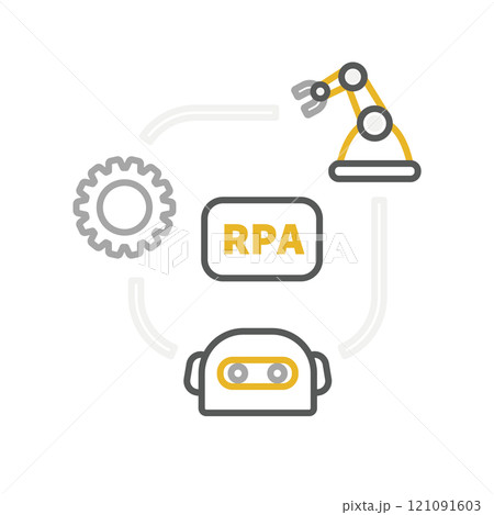 RPAのイラスト素材 [121091603] - PIXTA