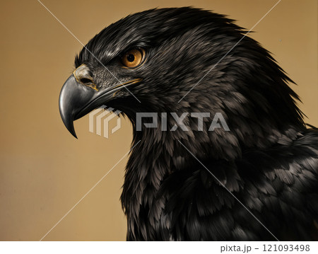 Image of a black eagle 121093498