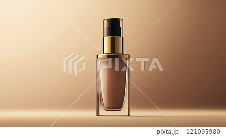 ベースメイクアイテムの上品な色合いの背景素材 121095980