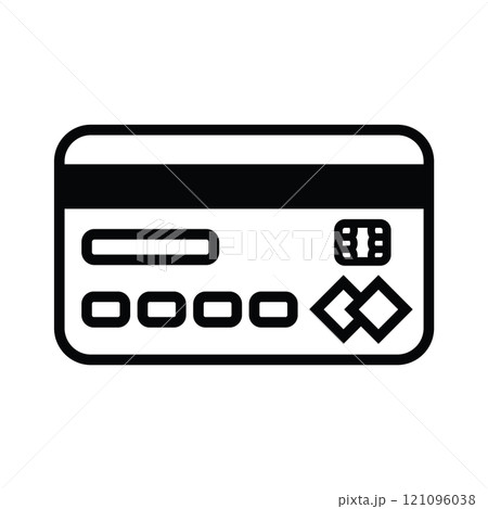 Credit Rating or Score Icon with Credit Card Check - Good or Bad Credit Idea Credit Rating or Score Icon with Credit Card Check - Good or Bad Credit Idea 121096038