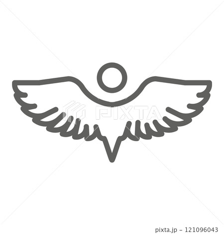 Zen Meditation Mandala Design Symbol Concept with Yoga Idea  121096043