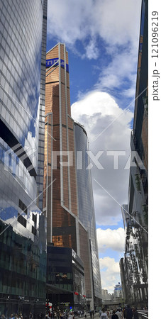 Skyscrapers in Moscow city 121096219