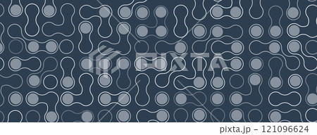 Metaballs shapes abstract  geometric background 121096624