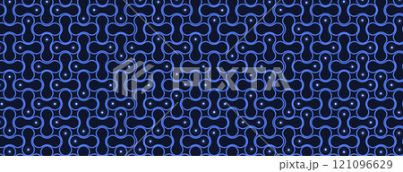Metaballs shapes abstract  geometric background 121096629