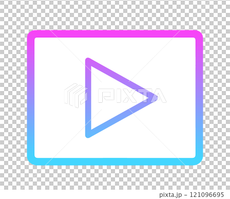Neon color gradient | Video icon 121096695