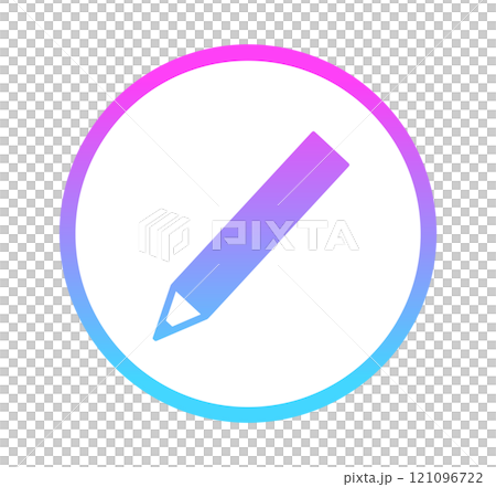 Neon color gradation | Pencil mark 121096722