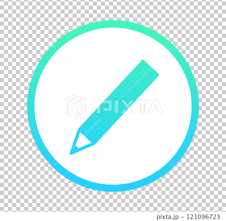 Green gradation | Pencil mark 121096723