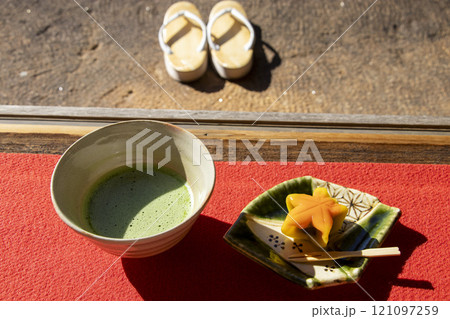 抹茶 庭園 121097259