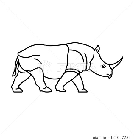 Rhino icon Design 121097282