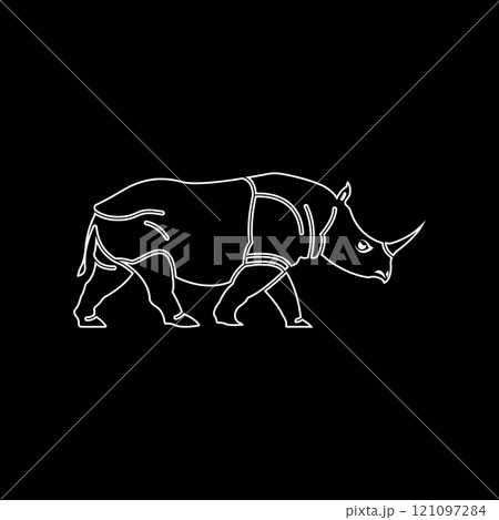 Rhino icon Design 121097284