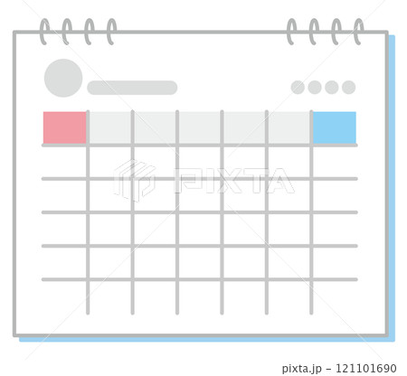 カレンダー　スケジュール管理 121101690