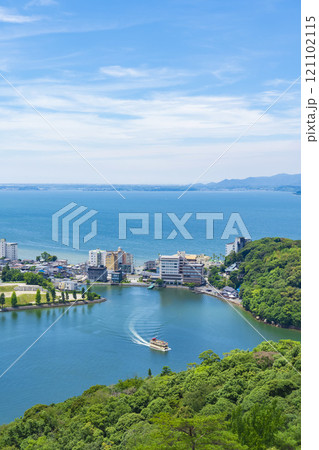 大草山展望台からの浜名湖・観山寺温泉の眺望 121102115