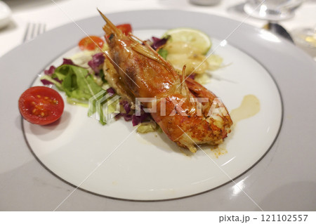 豪華客船MSCベリッシマでの食事 121102557