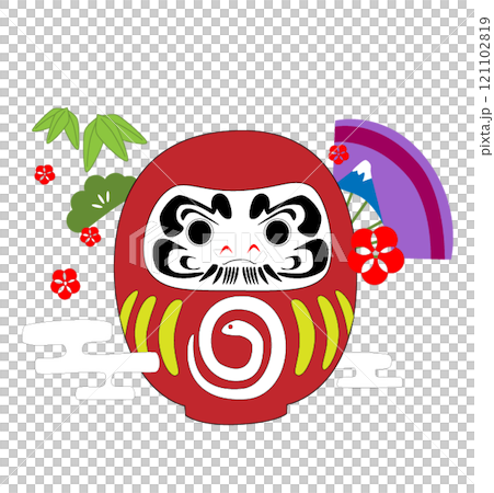 かわいいだるまのイラスト かわいいだるまのイラスト 121102819