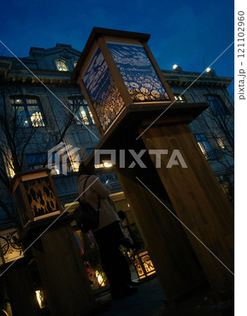The lantern festival in cold winter / 真冬の灯籠フェスティバル 121102960
