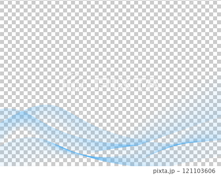藍色/淺藍色波浪背景（波浪紋理） 121103606