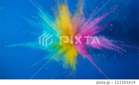 爆発　炸裂　煙　イメージ 121103814