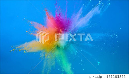 爆発　炸裂　煙　イメージ 121103823