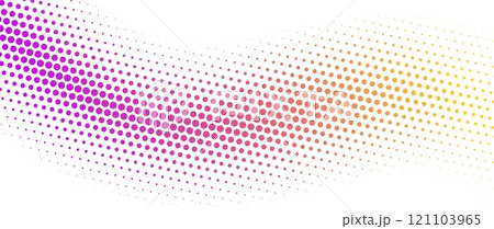 Abstract halftone background, dotted pattern backdrop, comic noise texture 121103965