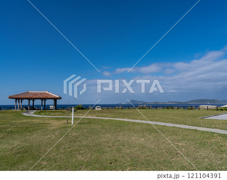 慶良間諸島 渡嘉敷島にある阿波連園地 121104391