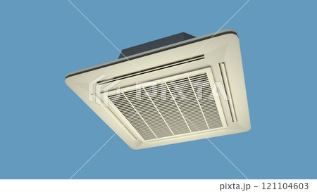 天井カセット型業務用エアコンのイメージイラスト 121104603