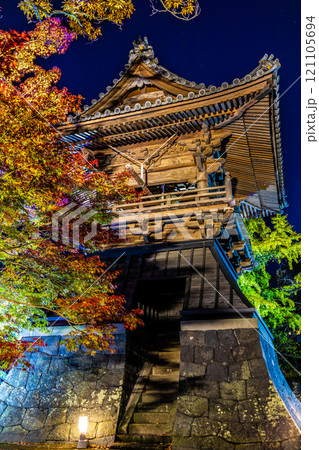 安勝寺の紅葉ライトアップ　【長崎県諫早市】 121105694