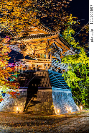 安勝寺の紅葉ライトアップ　【長崎県諫早市】 121105697