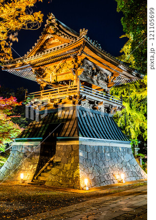 安勝寺の紅葉ライトアップ　【長崎県諫早市】 121105699