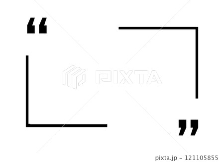 Quote box frames. Quotation bubble. Vector opinion or description textbox 121105855