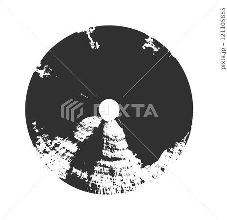 Grunge stamp draft mockups of grunge overlay round stamp. Vector circle frame Grunge stamp draft mockups of grunge overlay round stamp. Vector circle frame 121105885