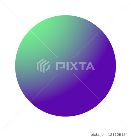 Circle color gradients. Rounded vibrant sphere buttons. Vector holographic set 121106124