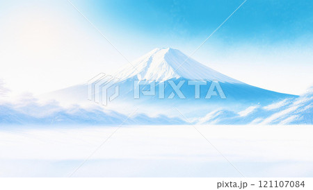 冬の富士山 121107084