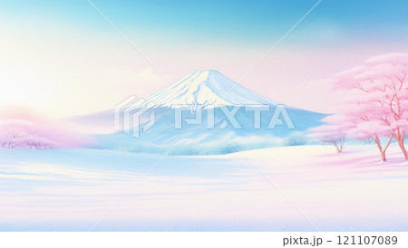 冬の富士山 121107089