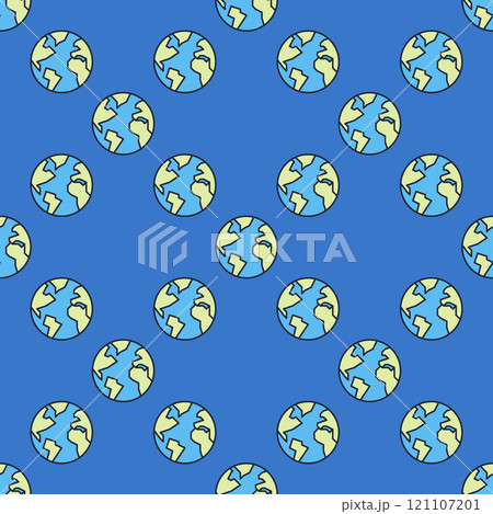 Earth Hemisphere vector blue seamless pattern Earth Hemisphere vector blue seamless pattern 121107201