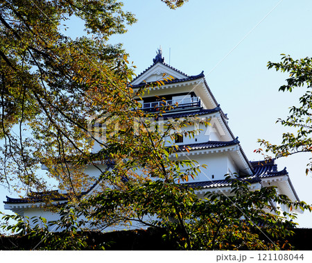 鶴ヶ城　紅葉 121108044