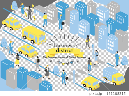 在商業區景觀 121108215