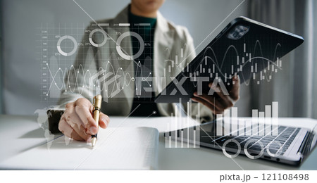Data Management System with Business Analytics concept. business hands working with provide information for Key Data Management System with Business Analytics concept. business hands working with provide information for Key 121108498