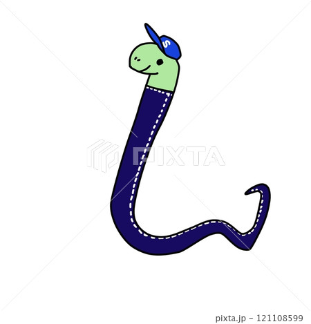 デニムをはいている蛇 デニムをはいている蛇 121108599