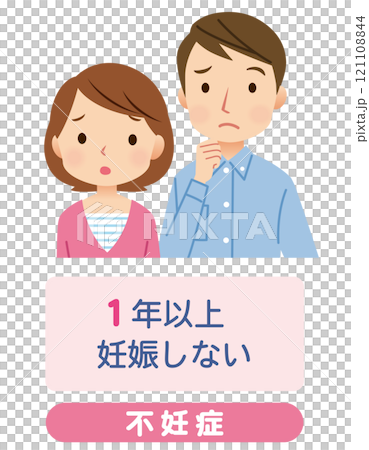 不妊症に悩むカップル 自然妊娠と不妊症 不妊症に悩むカップル 自然妊娠と不妊症 121108844