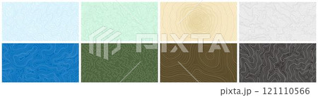 トポグラフィーの背景素材。自然や登山、キャンプなどのデザインに使える地形図素材 トポグラフィーの背景素材。自然や登山、キャンプなどのデザインに使える地形図素材 121110566