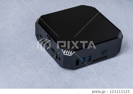 A small system unit of a personal computer. Compact device. A small system unit of a personal computer. Compact device. 121111125