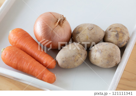 煮込み野菜のセットイメージ　(写真素材) 121111341